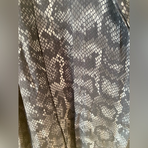 Anine Bing Renee snake print silk blouse Size S pristine condition